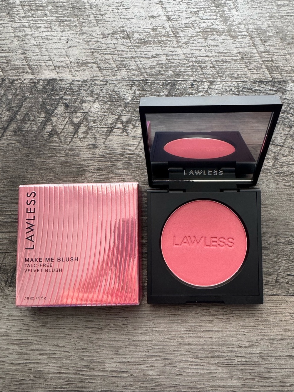 Lawless Make Me Blush Talc-Free Velvet Blush - Indian Summer (NIB)